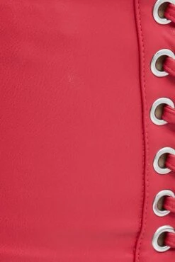 Red Faux Leather Corset 11 Red Faux Leather Corset -FabWear Shop wc1362 38wb red 6