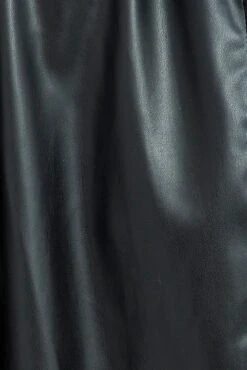 Black Faux Leather Jacket Long Sleeve 11 Black Faux Leather Jacket Long Sleeve -FabWear Shop wc1655 33wb black 6