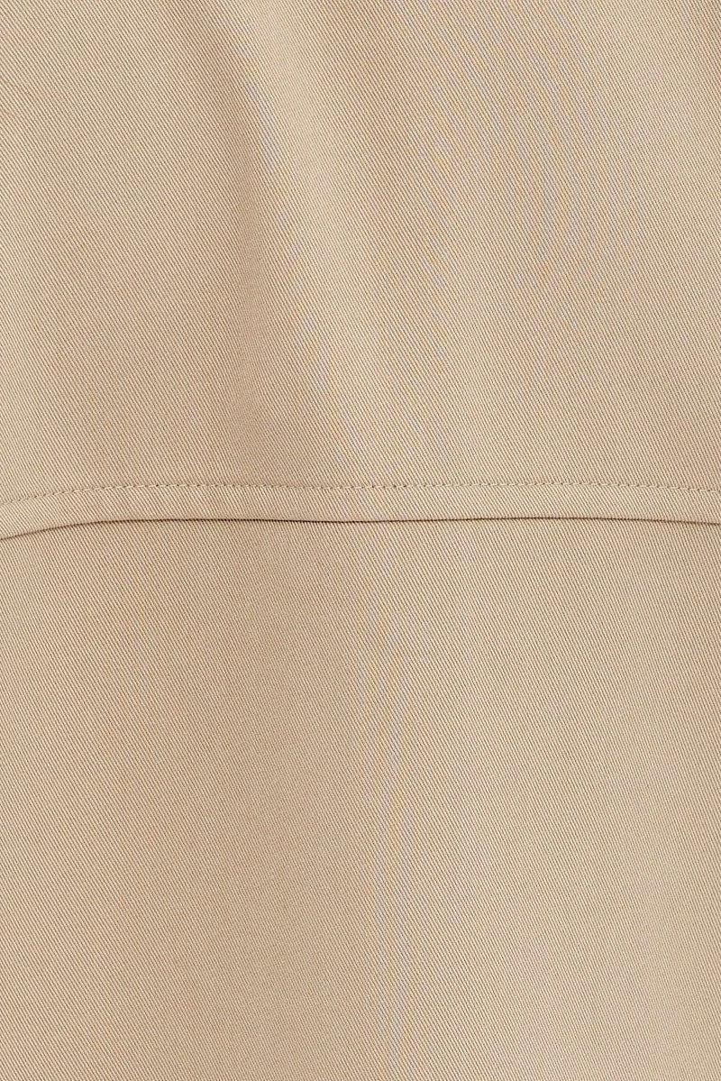 Camel Shirt Long Sleeve Collared Oversized Button Up 6 Camel Shirt Long Sleeve Collared Oversized Button Up - Image 6